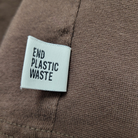 Adidas Crewneck Organic Cotton End Platic Waste Embroidered Logo Tshirt Large - Picture 8 of 12